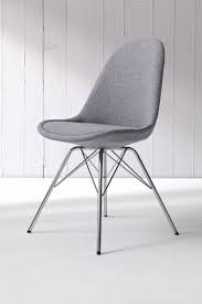 faas s eetkamerstoel grijs stof met chromen onderstel scandinavian sale levaleva stoelen eetkamerstoelen meubel ideeen