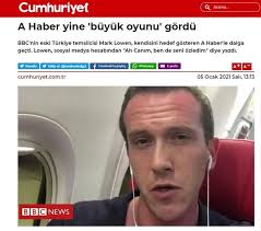 Cumhuriyet Gazetesi BBC muhabiri Mark Lowen'ın Boğaziçi provokasyonuna  çanak tuttu! Böyle ifşa oldular