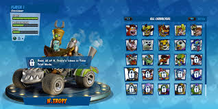 Feb 20, 2005 · you unlock characters by beating gem cups on adventure mode. Crash Team Racing Nitro Fueled How To Unlock N Tropy Thesixthaxis