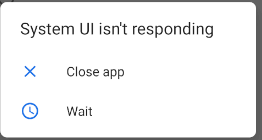 Android Emulator Displaying System Ui Isn T Responding Dialog From Time To Time Stack Overflow