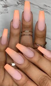 They dry quickly, i mean really quickly. 53 Cute And Amazing Ombre Nails Design Ideas For Summer Part 44 Peach Acrylic Nails Ombre Acrylic Nails Ombre Nail Art Designs