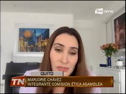Marjorie Chávez , Integrante Comisión Ética Asamblea , Tema: Situación de  la asambleísta Rosa Cerda, Entrevistas de Telerama Noticias ,  http://www.telerama.ec/noticias?v=zyPykT