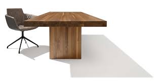 Table à manger avec rallonge portefeuille intégrée. Table Tema Avec Systeme De Rallonge Non Stop Innovant Team 7