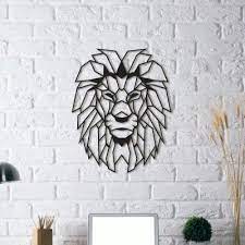hoagard wall deco lion doe het zelf muurkunst metalen muur kunst metalen wanddecor