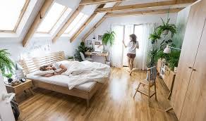 Préparer le sol avant la pose de parquet flottant. Lit Avec Tete De Lit Design Chene Nature En 140 160 Et 180 Cm