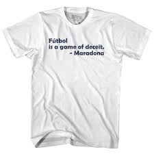 Free shipping on soccer shirts over $100 at soccer pro. Futbol Is A Game Of Deceit Maradona Soccer Quote Youth Cotton Soccer T Shirt For Sale Ultras Ultras Soccer T Shirts T Shirt Ultras