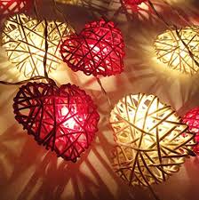 Battery lights should come with an expected battery life usage time. Heart Shaped String Lights Valentines Day Decorations Lights 11 Ft 20 Leds Fairy Lights Battery Operated Rattan Vintage Lights For Home Christmas Wedding White Red Buy Online In Bahamas At Bahamas Desertcart Com