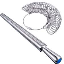 Chuangdi Ring Mandrel Sizer With Ring Gauges Sizer Finger Ring Sizer Measuring Tool