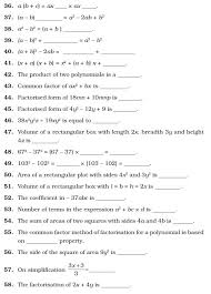 Our kindergarten math worksheets are designed to help kids excel at mathematics and to enjoy it. Class 8 Important Questions For Maths Algebraic Expressions Identities And Factorisation Algebraic Expressions 8th Grade Math Worksheets Class 8