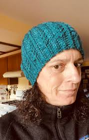 Crocheting wheat stitch with linen yarn