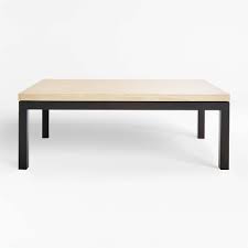 Shop used crate & barrel coffee tables on sale on kaiyo. Parsons Travertine Top Dark Steel Base 48x28 Small Rectangular Coffee Table Reviews Crate And Barrel