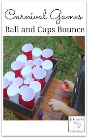Carnvial Games Ball And Cups Bounce Carnival Games For Kids Carnival Games Homemade Carnival Games