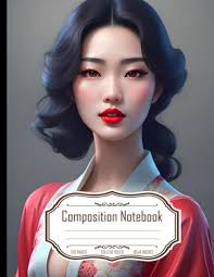Amazon.com: Composition Notebook College Ruled: Hyper-Realistic Character  Sheet of a Beautiful Chinese Woman, Full Body Shot, Size 8.5x11 Inches, 120  ...