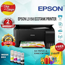 Maybe you would like to learn more about one of these? Epson L3110 L3150 All In One Ecotank Ink Tank Printer Include Ink Free A4 Paper Random Gif Shopee Malaysia