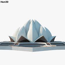 Lotus Temple 3d Model Cgtrader