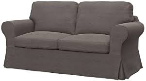 Divano letto a 2 posti. Ikea Ektorp Divano Letto A 2 Posti Tessuto Classic Brown Marrone Amazon It Casa E Cucina