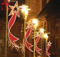 Waterproof Outdoor Lighting Street Decorative Lights 2D LED Pole Mounted  Light