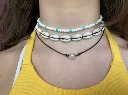 Vsco Sofiacial Pinterest Sofiacial Summer Jewelry Necklace Beaded Necklace Diy Beaded Choker Necklace