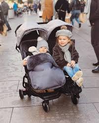 Nano Duo In Silver The Perfect Compact Side By Side For Siblings In The City Mountain Buggy Nano Mountain Buggy Buggy