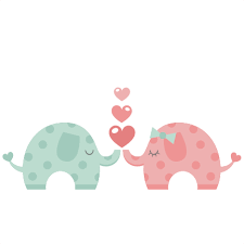 Download Elephants In Love Svg Scrapbook Cut File Cute Clipart Files For Silhouette Cricut Pazzles Free Svgs Free Svg Cuts Cute Cut Files