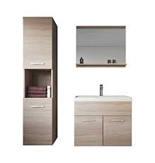 Badezimmer Badmobel Set Montreal 60 Cm Waschbecken Sonoma Https Www Amazon De Dp B01nbahyyb Ref Cm Sw R Pi Dp U X M Unterschrank Waschbecken Schliessfacher