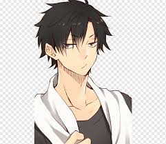 Byakuya is the cool, calm and collected type. Haikyu Hair Anime Graphy Japanese Girl Anime Cg Artwork Black Hair Boy Png Pngwing