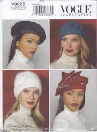 Vogue 9235 Designer Kathryn Brenner Sewing Pattern Beret Cap Etsy Hat Patterns To Sew Sewing Patterns Vogue Sewing Patterns