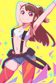 copyright little witch academia atsuko kagari プロメアッコ pixiv アニメの女の子のデッサン イラスト アニメポーズリファレンス