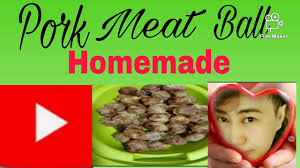 Masukkan air , tulang lembu, serai dan halia dah siap semua, apa lagi, celur bihun putih , masukkan ke dalam mangkuk, tambah bebola daging, tulang lembu bersama supnya, sambal dan kicap serta. Pork Meat Ball Homemade Cara Cara Membuat Bebola Daging Youtube