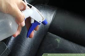 After you've gotten off as much of the paint as possible, apply a leather cleaner to the stained area. How To Remove Paint On Leather Shoes