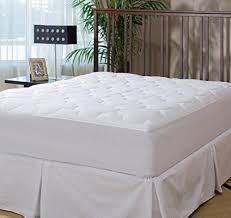 Micropuff Down Alternative Mattress Pad Fitted Style Mattress Topper Twin Size 39 X75 Mattress Cover Stretches Up To 15 Mattress Mattress Pad Bed