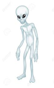 Light Skin Alien Illustration Stock Photo, Picture And Royalty Free Image.  Image 89141536.