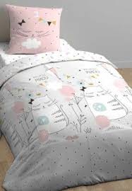 Parure De Lit Enfant Chat 140x200cm 100 Coton Parure De Lit Enfant Parure De Lit Housse De Couette