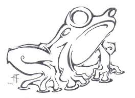 Black And White Frog Tattoo Designs Tribal Frog Tattoo By Raymondthefrog On Deviantart Frog Tattoos Frog Art Drawing Stencils