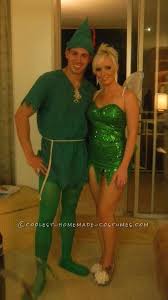 Peter Pan And Tinkerbell Costume Couple Deguisement Halloween Couple Costumes De Couple Pour Halloween Deguisement Halloween