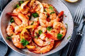 Spicy Shrimp With Garlic Pepper Stuffed Peppers Garlic Shrimp Recipes