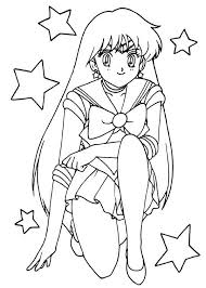 Sailor Mars Coloring Pages Best Coloring Pages For Kids In 2020 Sailor Moon Coloring Pages Moon Coloring Pages Coloring Pages