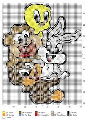 Cross stitch pattern embroidery designs by soeasypattern on etsy. Paragon Needlecraft 2008 Plastic Canvas Looney Tunes Patterns Looney Tunes Baby Mobile Craft Supplies Tools Sewing Needlecraft Saherflow Com