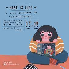 น ทรรศการศ ลปะ here is life พฤษภาคม ความร ส ก ช น
