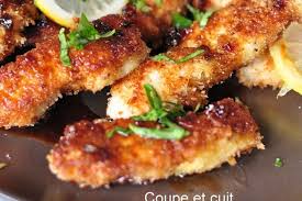 Recette De Poulet Croustillant Au Citron Et Salade Fenouil Courgette Recette Poulet Croustillant Recette Recette Poulet Croustillant