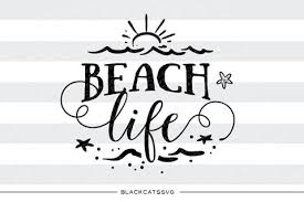 Download What Happens At The Beach Stays At The Beach Svg File Cutting File C Blackcatssvg