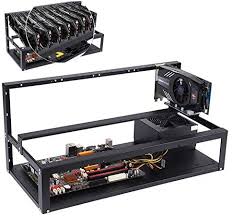 Gpus are the most crucial part of the whole mining rig setup as it's the component that generates the profits. Mining Frame Rig Case Stackable Steel Open Air Miner Mining Rig Frame Up To 6 Gpu Durable Convenient For Crypto Coin Currency Bitcoin Mining Accessories Tools Fans Gpu Is Not Included