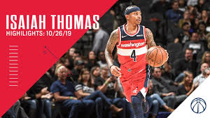 It's first points for the wizards. Isaiah Thomas Scores 16 In Wizards Debut 10 26 19 Youtube