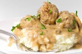 Porcupine Meatballs 1 Pound Ground Beef 2 Envelopes French Onion Soup Mix 1 Large Can Cream Of Mushroom Soup Recipes Food Meat Recipes