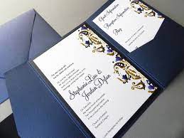Sapphire Blue Damask Wedding Invitation Suite By Sheilamaridesign Boda