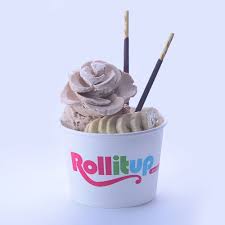 These food are created by using your knife and rolling pin (found in the portable ice cream in it's own packaging. Our Ice Cream Roll It Up