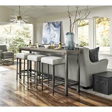Foundry Select Susan Console Table And Stool Set Reviews Wayfair In 2020 Bar Table Behind Couch Home Decor Table Behind Couch