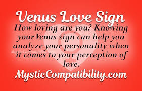 Venus Love Sign Mystic Compatibility