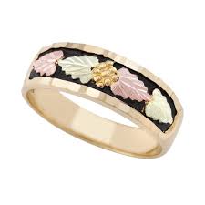Men S Black Hills Gold Wedding Ring Style Ii Black Hills Gold Jewelry Black Hills Gold Wedding Rings Rings Mens Wedding Bands