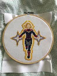 Cross stitch pattern hulk superhero green marvel comics silhouette hulk counted crossstitch patterns (cross stitch pattern silhouette superheroes hulk marvel comics) designed by me, so you have a unique opportunity to get an exclusive product. Fo Captain Marvel Crossstitch